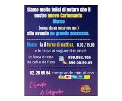 BRAVO MARCO, NUOVO CARTOMANTE DI CALYPSOLINE sei già molto richiesto