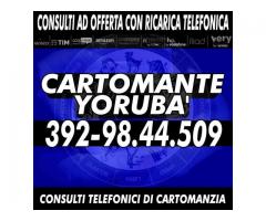 YORUBA' il Cartomante legge i tarocchi tutti i giorni dalle ore 9 alle 21