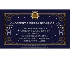 OFFERTA PRIMA RICARICA 50 MIN A 15 €