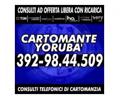 CHIAMA, CON I TAROCCHI TI SARÀ DATA RISPOSTA. YORUBA' IL CARTOMANTE