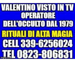 VALENTINO VISTO IN TV OPERATORE DELL'OCCULTO