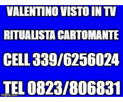 Valentino visto in tv cartomante ritualista europeo