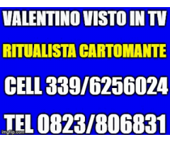 Valentino visto in tv cartomante ritualista europeo