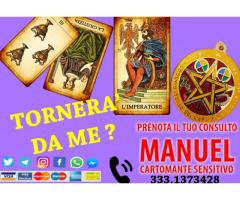 LA MIGLIOR CARTOMANZIA AL TELEFONO. CHIAMA MAGO MANUEL.cartomante-sensitivo