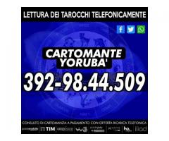 Faccio mio il tuo problema per chiarirlo e risolverlo: il Cartomante Yorubà