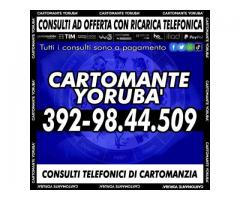 30 minuti di tempo con offerta...consulto con il Cartomante YORUBA'