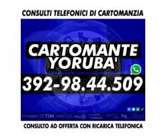 Un consulto con il Cartomante Yoruba' solo chiamando il numero di cellulare che visualizzi in foto