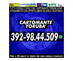 Yorubà legge i Tarocchi tutti i giorni dalle ore 9 alle 21