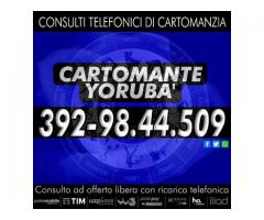 1 consulto con il Cartomante YORUBA' dura fino a 30 minuti di tempo