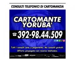 1 CONSULTO TELEFONICO DI CARTOMANZIA CON IL CARTOMANTE YORUBA' - CONSULTO TELEFONICO
