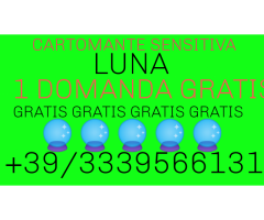 Ciao SONO LUNA CARTOMANTE SENSITIVA FACCIO UNA DOMANDA GRATIS