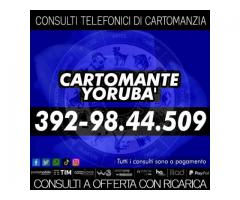 Solo consulti di Cartomanzia al telefono con il Cartomante YORUBA'
