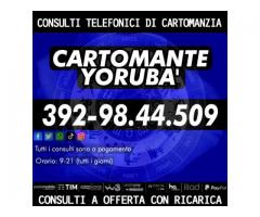 Chiedi consigli ai Tarocchi del Cartomante YORUBA'