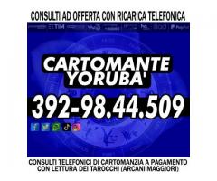 Consulto telefonico con Yorubà il Cartomante