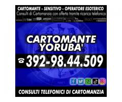 CONSULTI A BASSO COSTO PER SOLUZIONI DEFINITIVE: CARTOMANTE YORUBA'