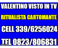 MAESTRO VALENTINO VISTO IN TV CARTOMANTE RITUALISTA DAL 1979