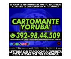 Visto in TV - Cartomante YORUBA' - Lettura dei Tarocchi