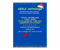 ADELE CARTOMANTE  10 min gratis poi 1,30 Euro/min
