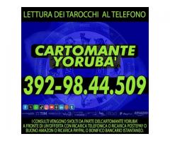 Da circa 30 anni il Cartomante YORUBA' si dedica alla lettura dei Tarocchi