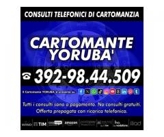 Beneficia di un consulto professionale e confidenziale con il Cartomante Yorubà