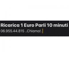Promo Attiva ricarica 1 Euro e parla 10 minuti