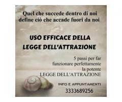 LEGGE DELL'ATTRAZIONE. COME USARLA IN MODO EFFICACE? 1 COLLOQUIO COMPLETAMENTE GRATUITO